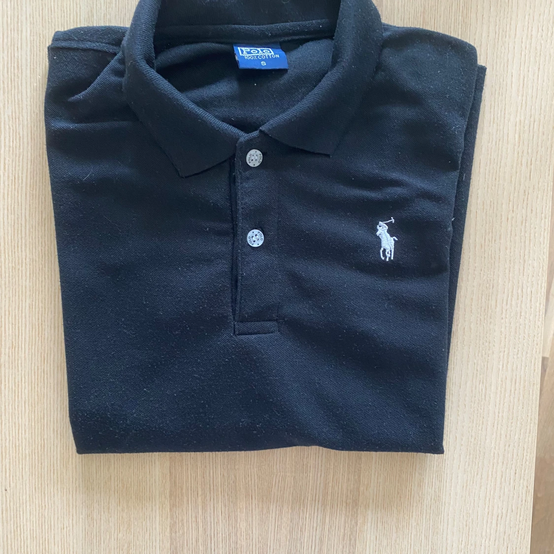 Svart pikétröja från Polo Ralph Lauren