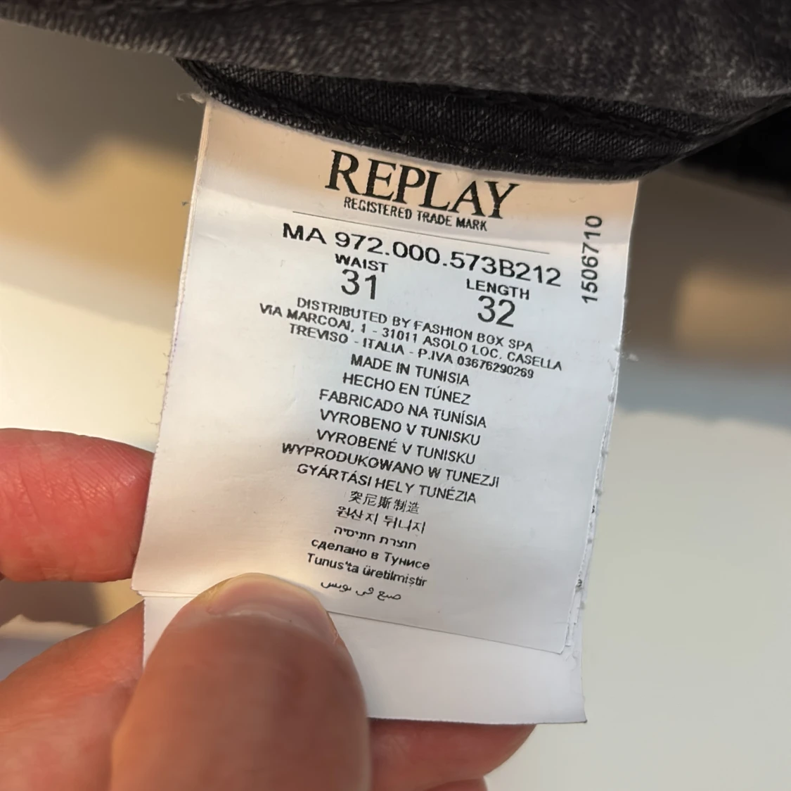 Replay Grover svarta straight jeans - 4