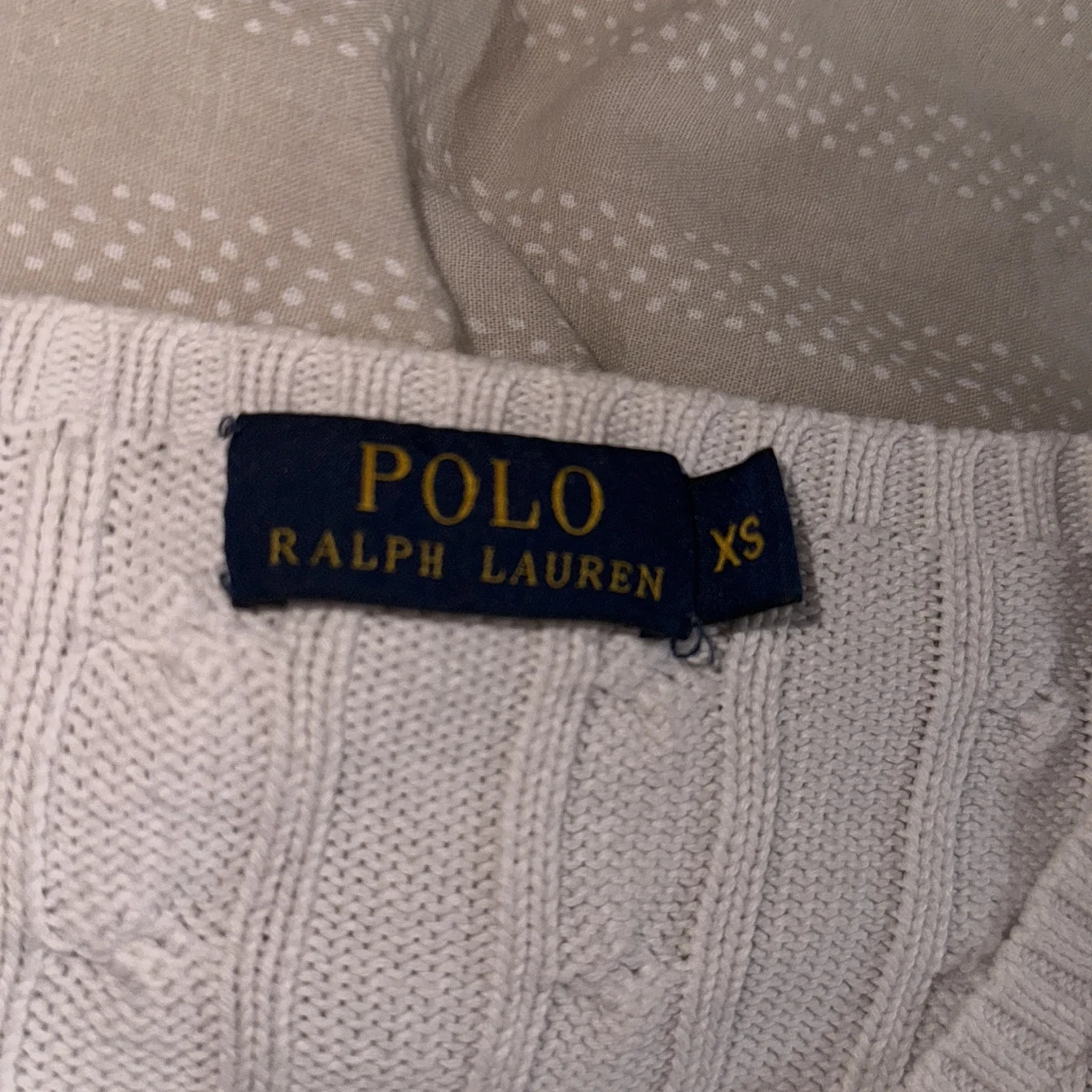 Vit kabelstickad tröja Polo Ralph Lauren - 2