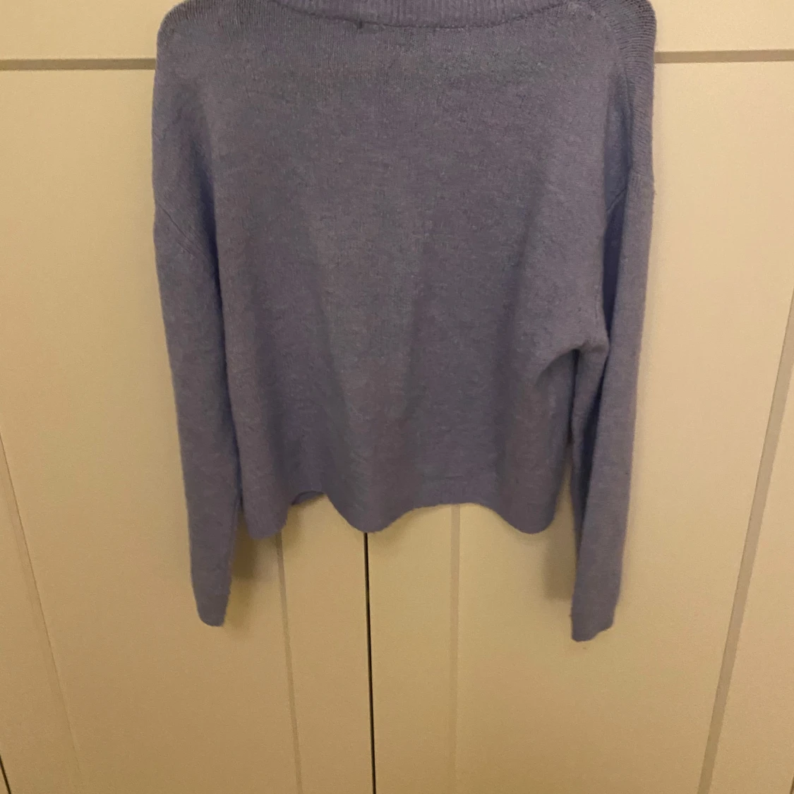 Ljuslila stickad tröja från 157, XS - 1