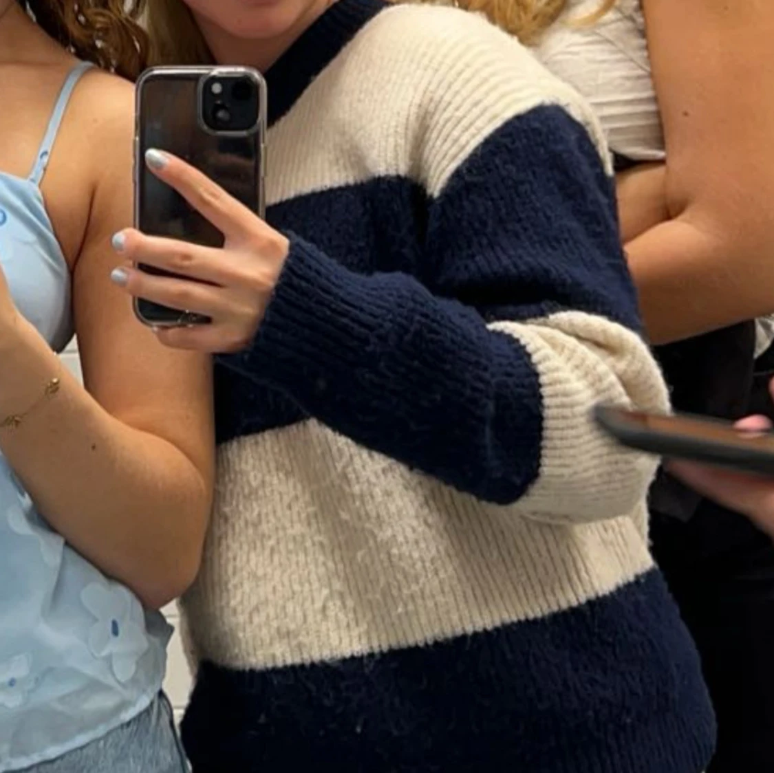 Randig stickad tröja från H&M - 1