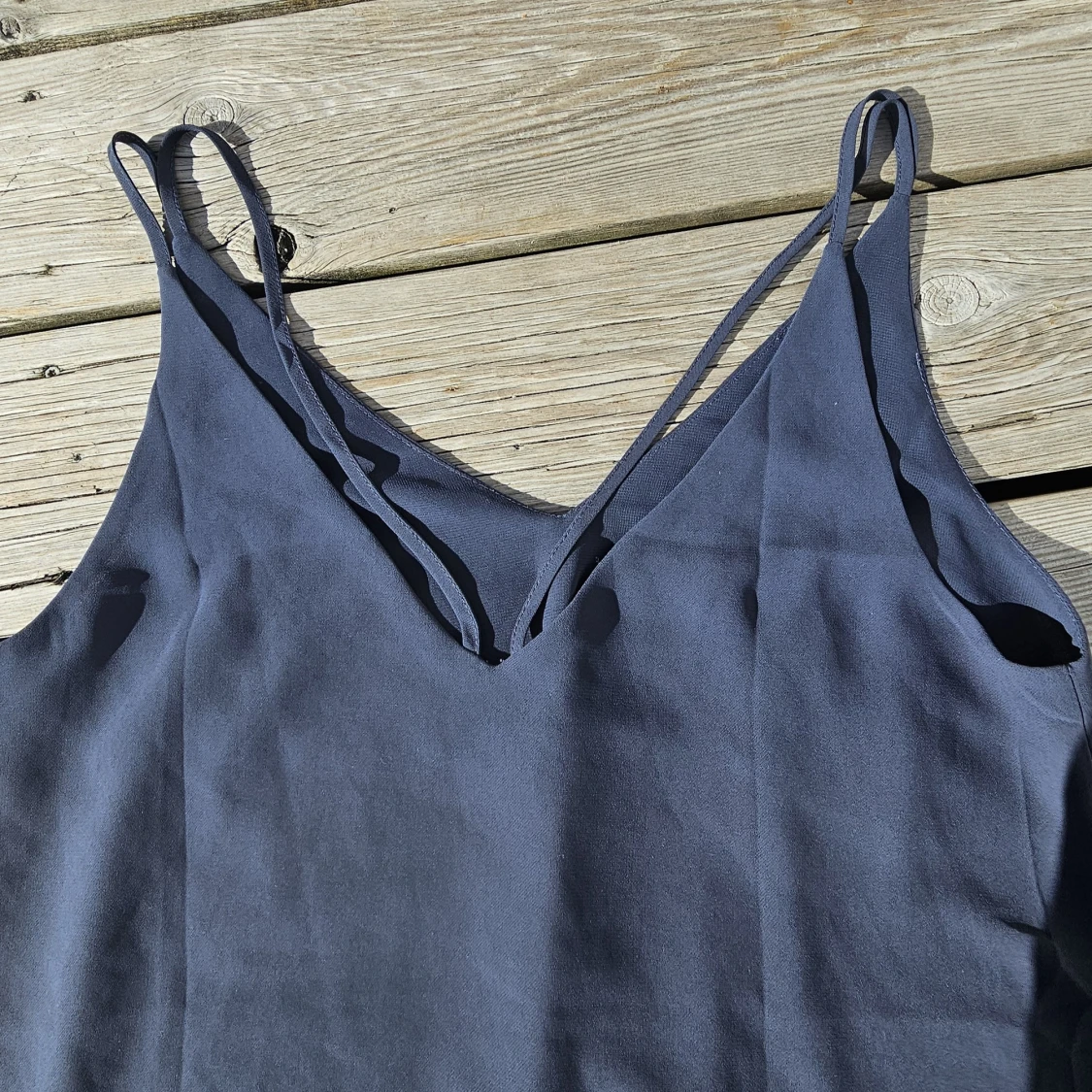 Blått linne/blus - 4