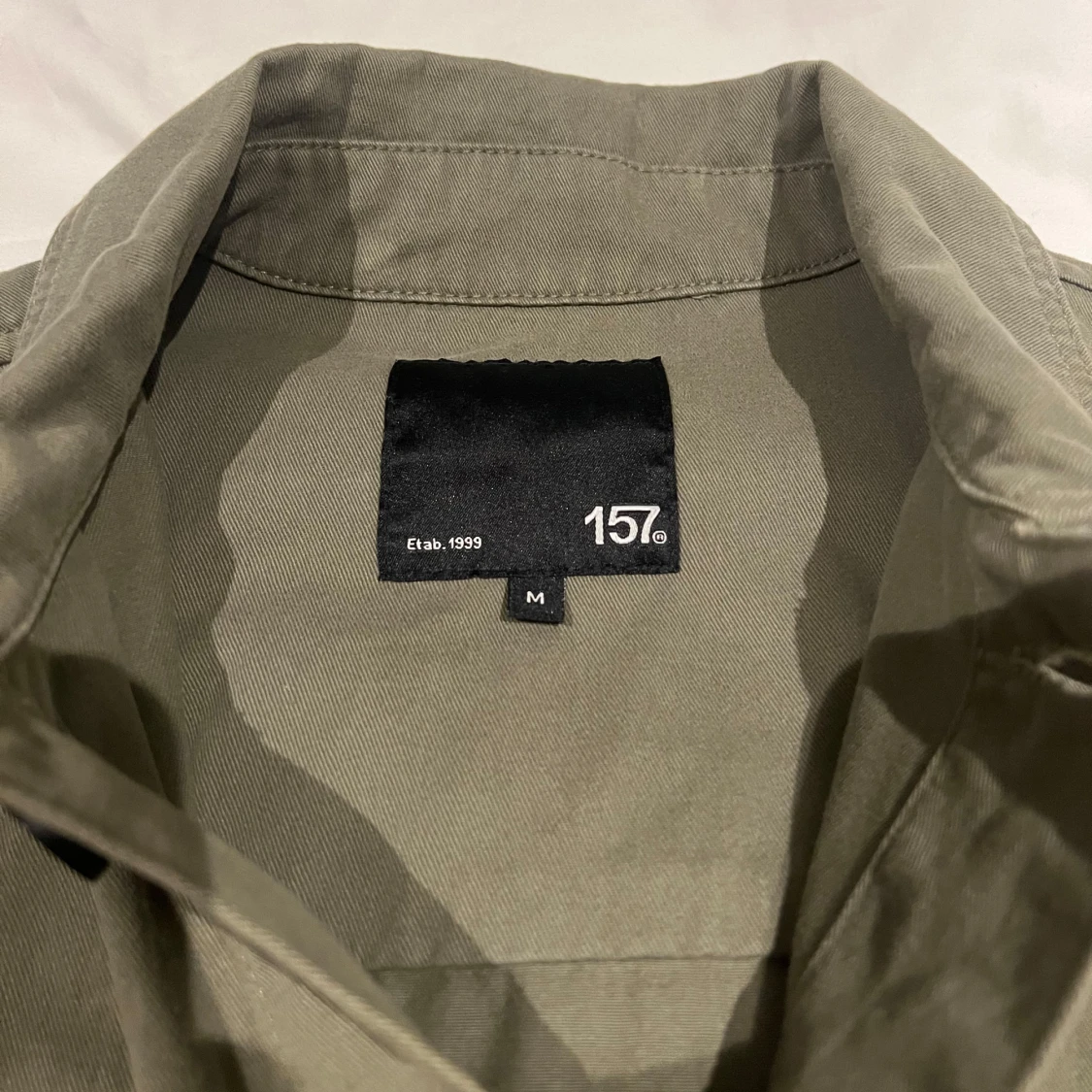 Olivgrön overshirt - 1