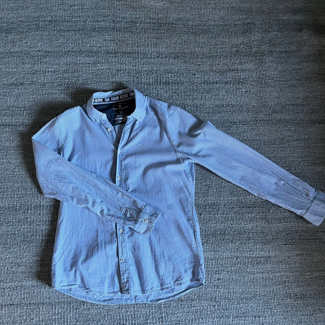 Blårandig skjorta - Tom Tailor