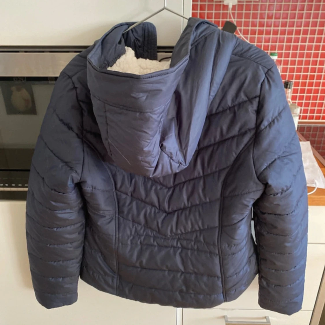 Mörkblå pufferjacka från Hollister S - 2