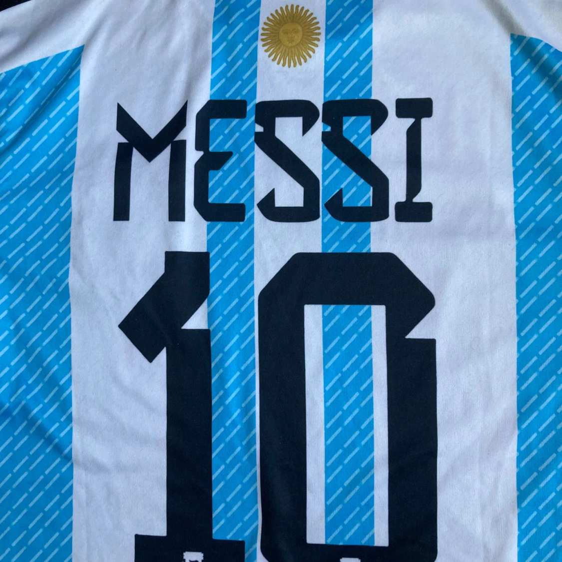 Argentina Messi 10 Adidas fotbollströja - 2