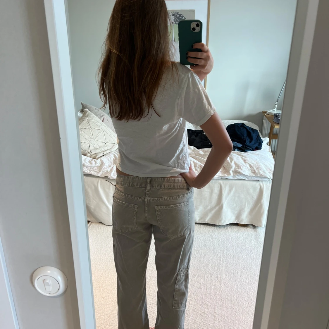 Jeans med cargostil - 1