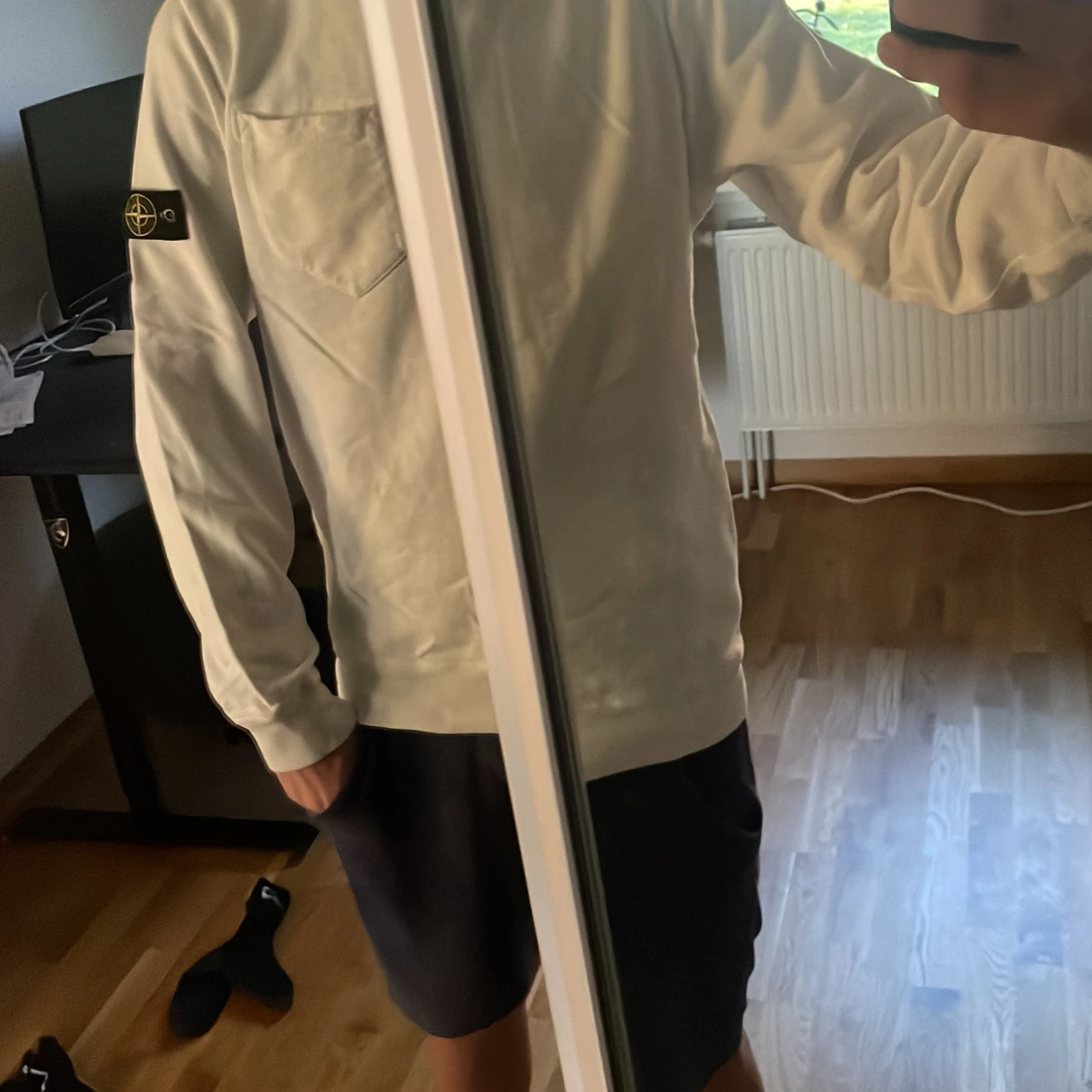 Vit långärmad tröja från Stone Island Junior - 4