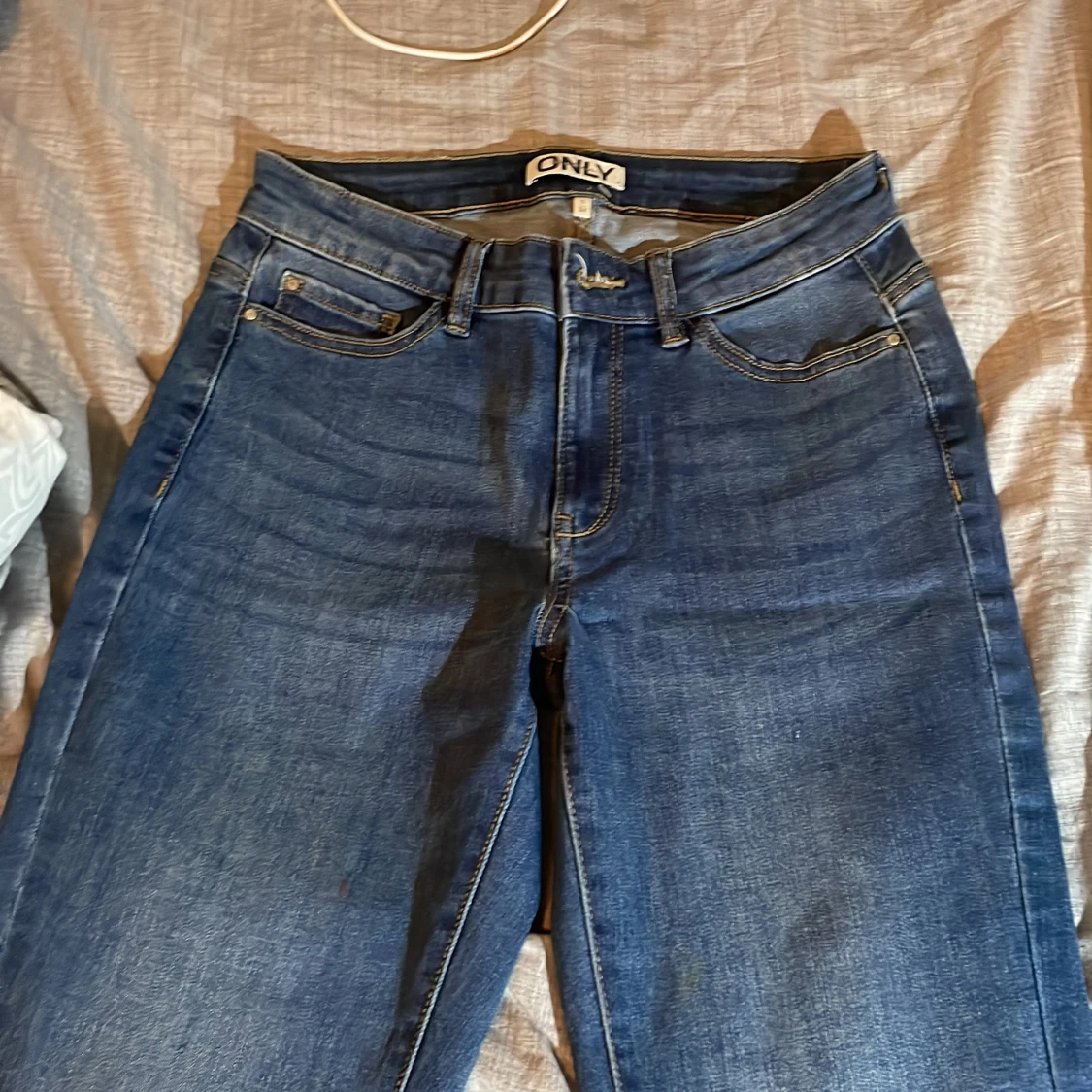 Blå jeansbyxor från ONLY