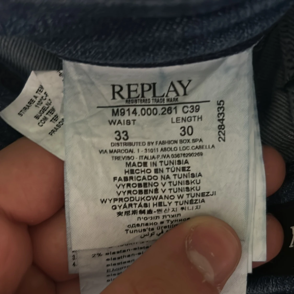 Blå jeansbyxor från Replay - 2