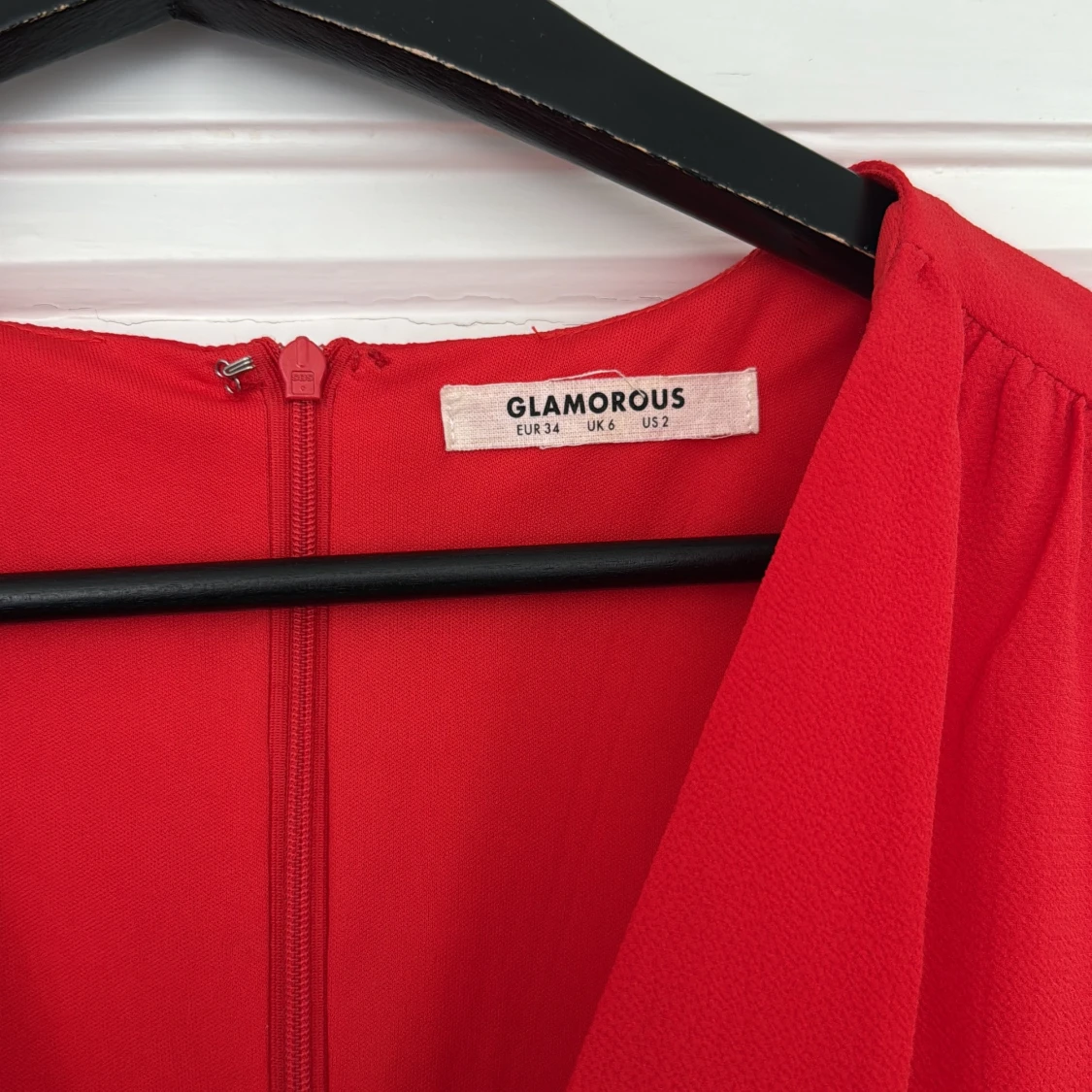 Röd omlottklänning från Glamorous - 1