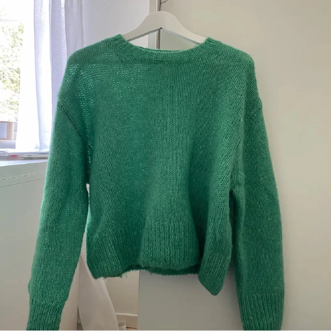 Grön stickad tröja från H&M - 1