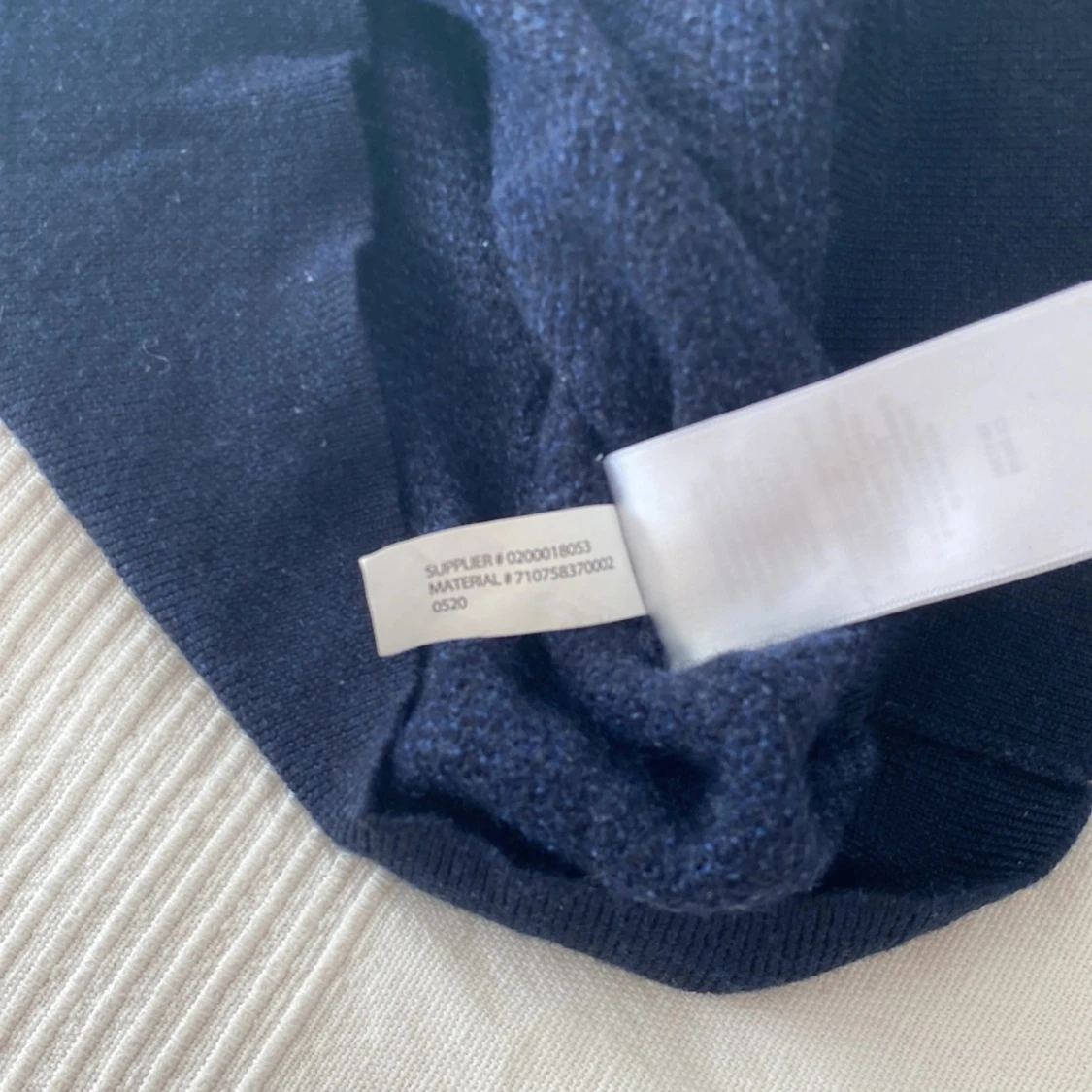 Marine blå Ralph Lauren half-zip sweater  - 4