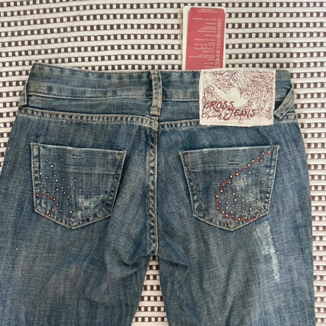 Blå bootcut jeans från Cross Jeans - 2