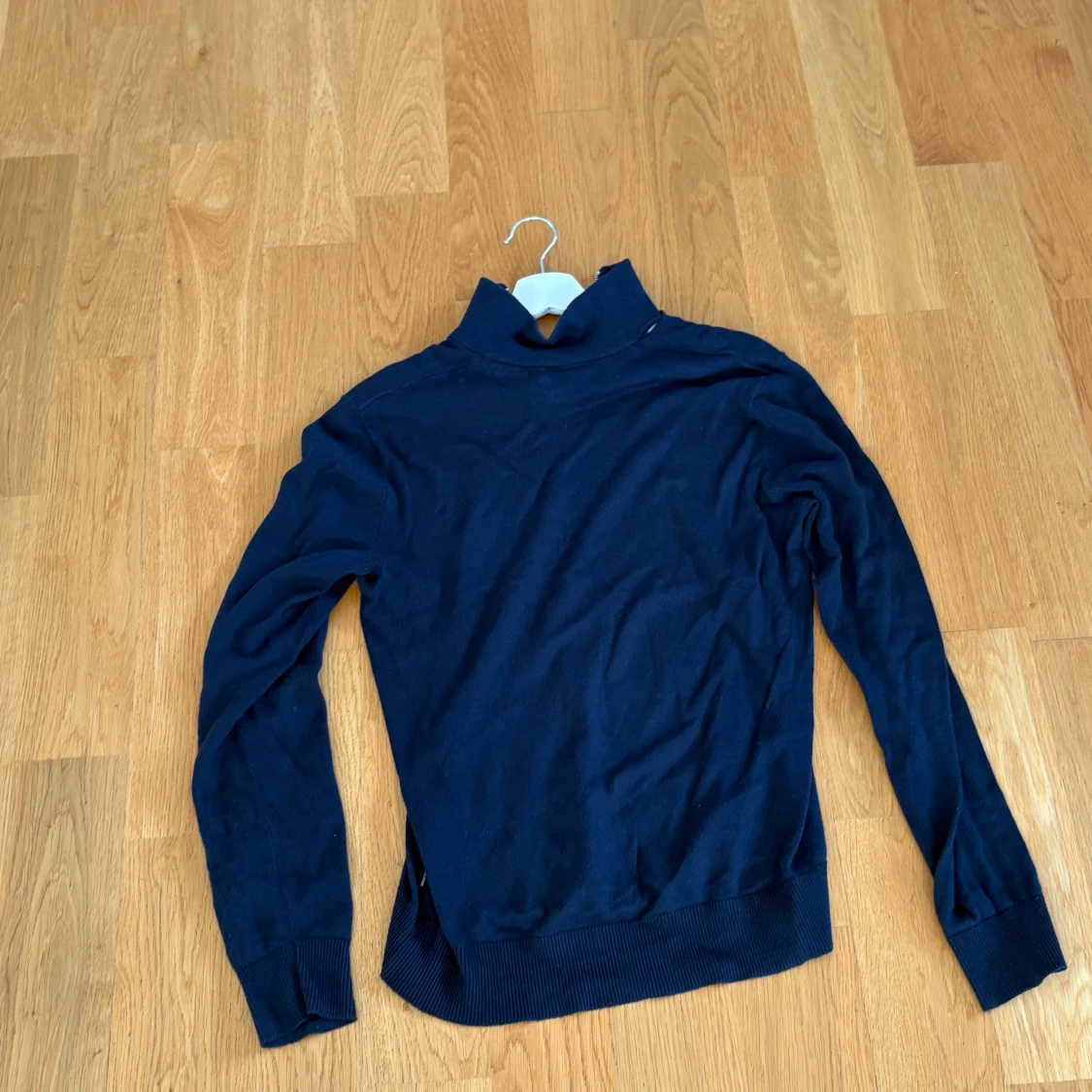 Mörkblå half zip tröja Jack & Jones XS - 1