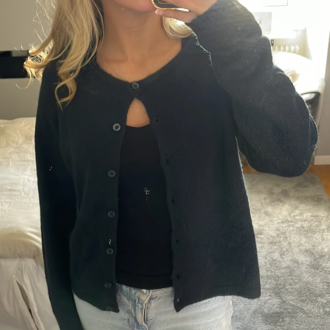 Mörkblå kofta från Lager 157 - 1