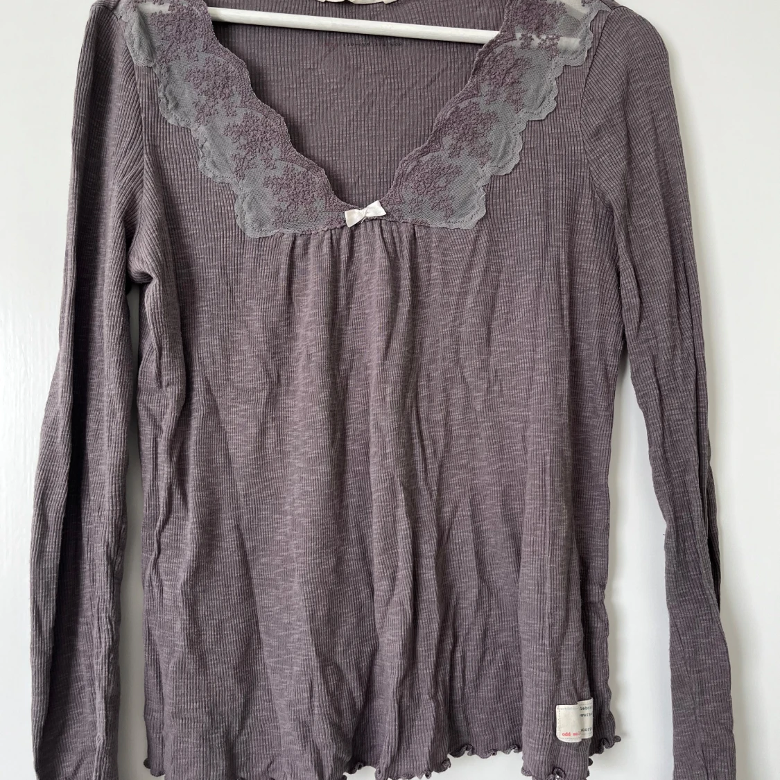 Lila långärmad topp Odd Molly spets - 1