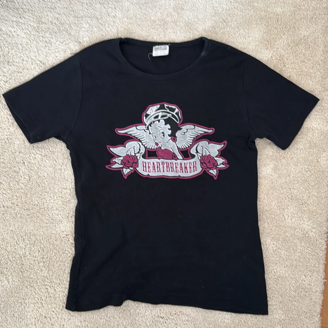Svart t-shirt Heartbreaker Betty Boop
