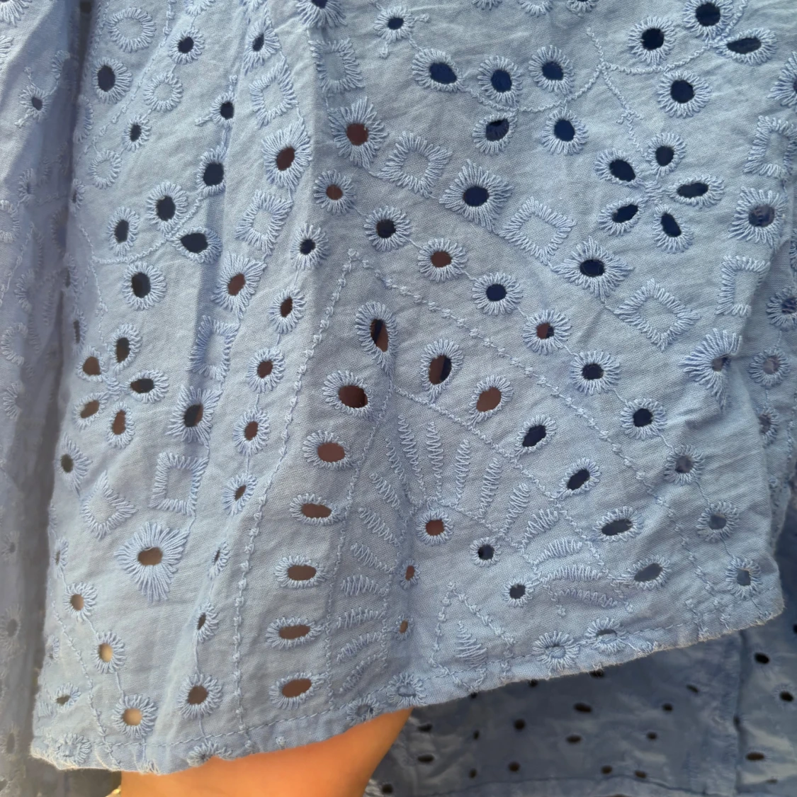 Mönstrad blå blus - 2