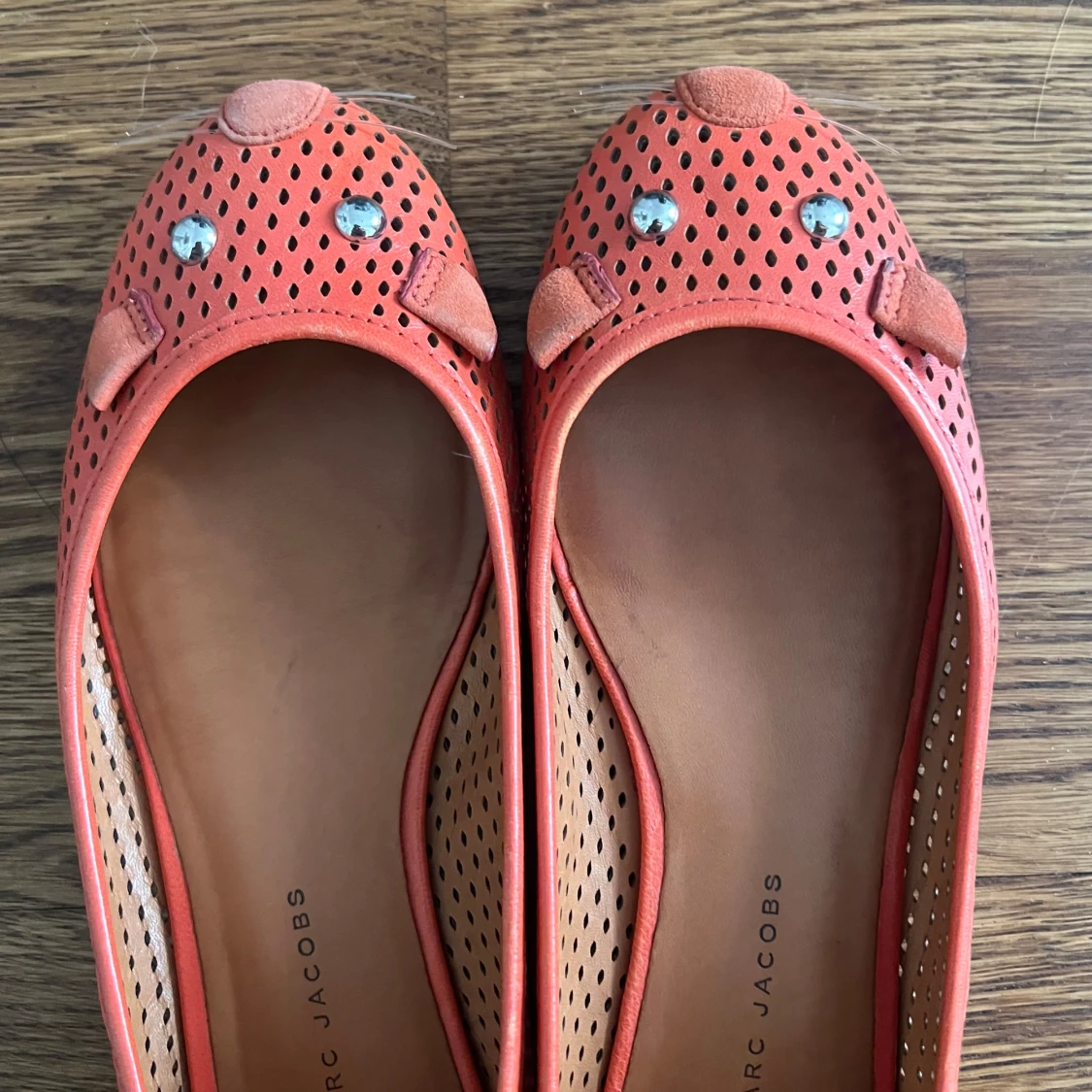 Orange ballerinaskor Marc by Marc Jacobs - 1