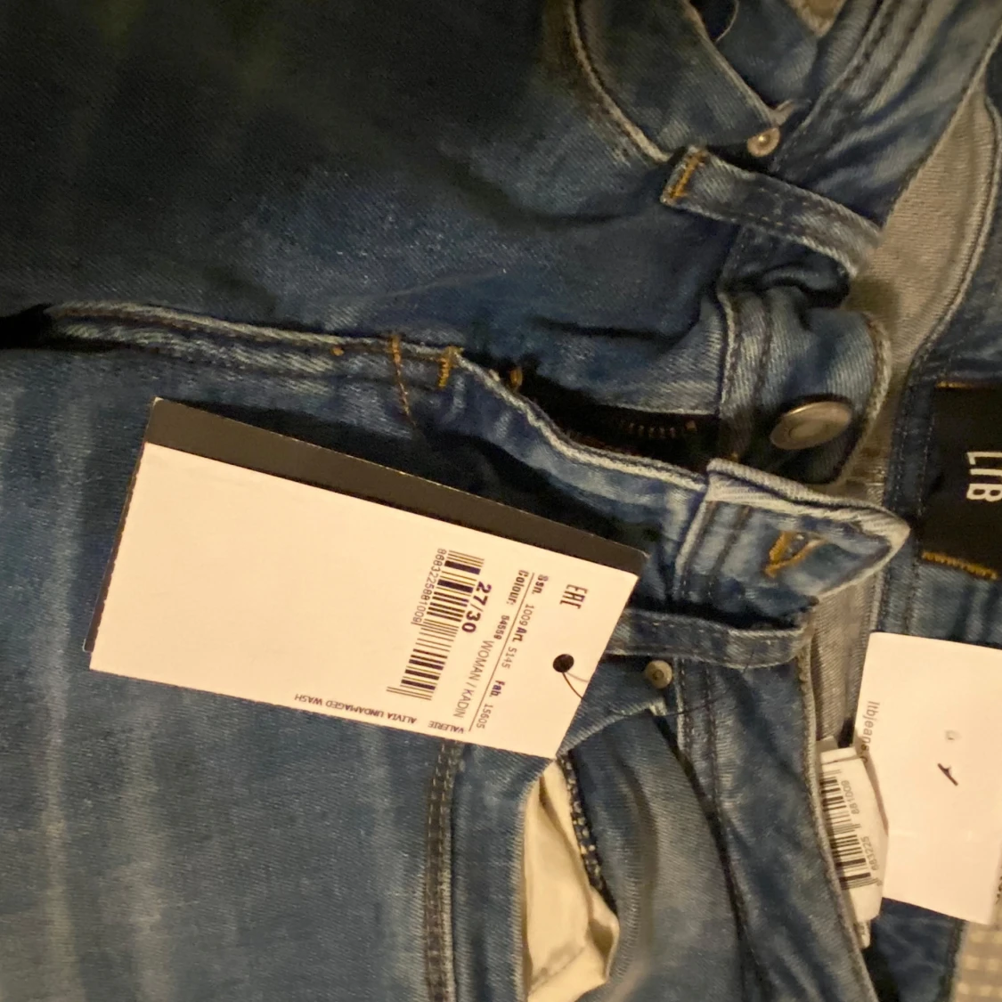 Blå bootcut jeans från LTB - 3