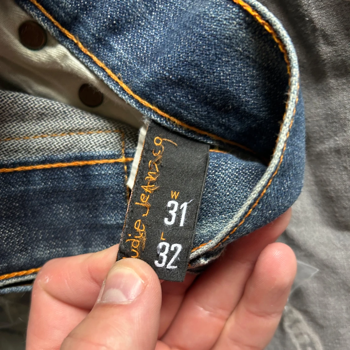 Blå Nudie Jeans - 3