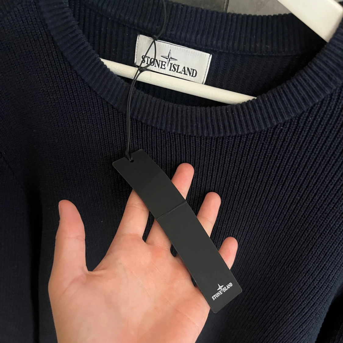 Stickad Stone Island tröja  - 3