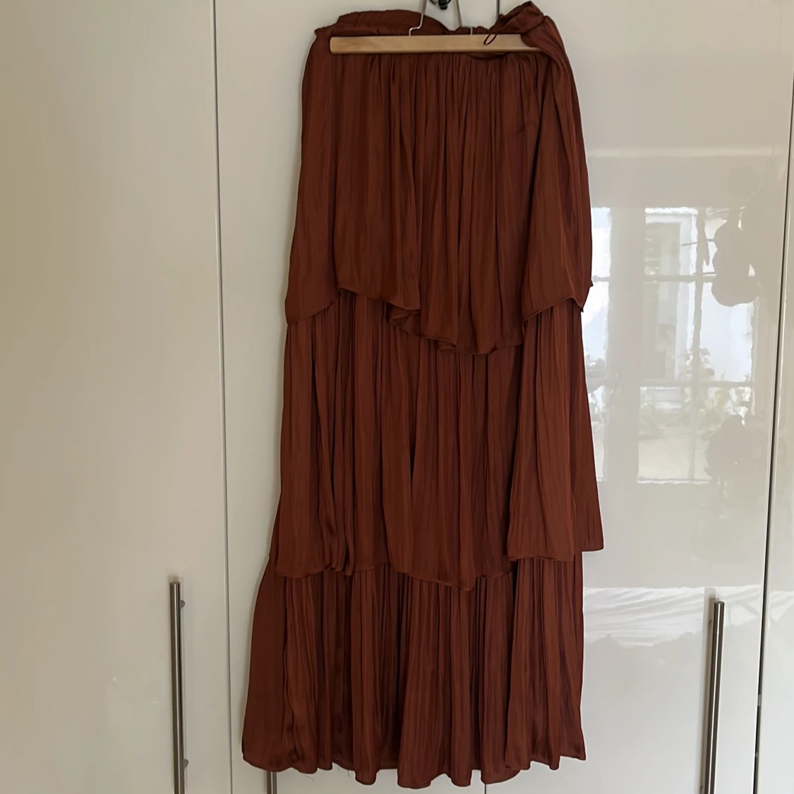 Brun volangkjol från Mango - 2