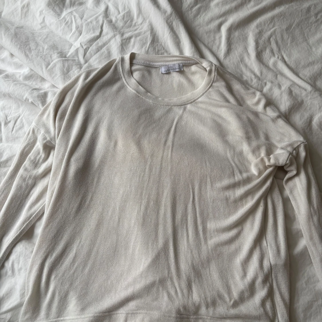 Långärmad stickad tröja 