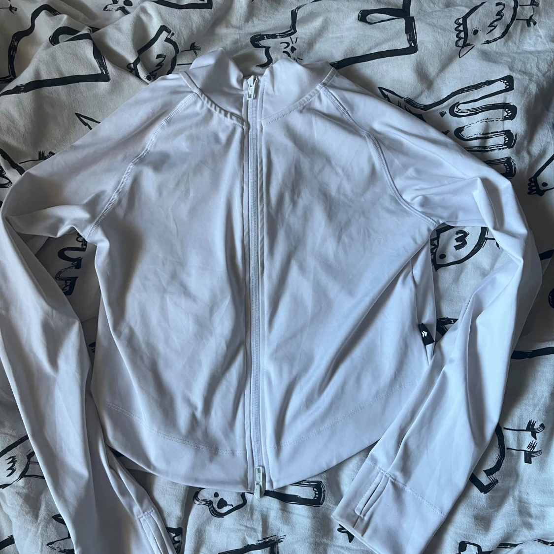 Vit tränings kofta - 1