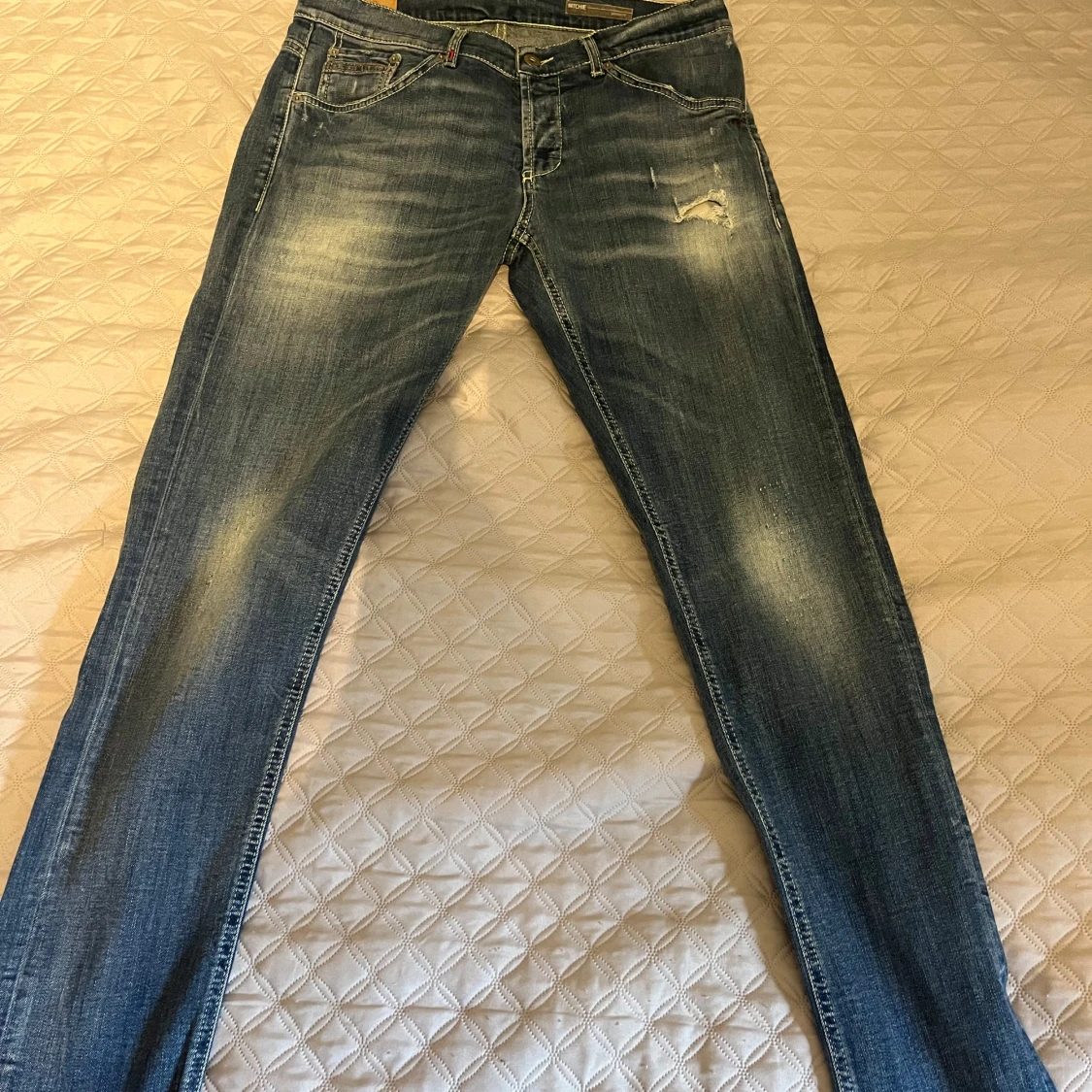 Dondup jeans ritchie blå, storlek 34