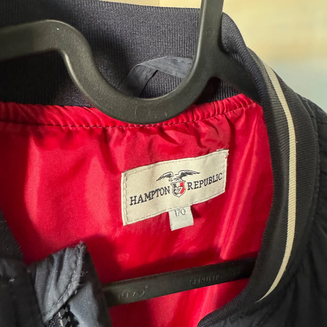 Mörkblå quiltad bomberjacka Hampton Republic stl. 170 - 2