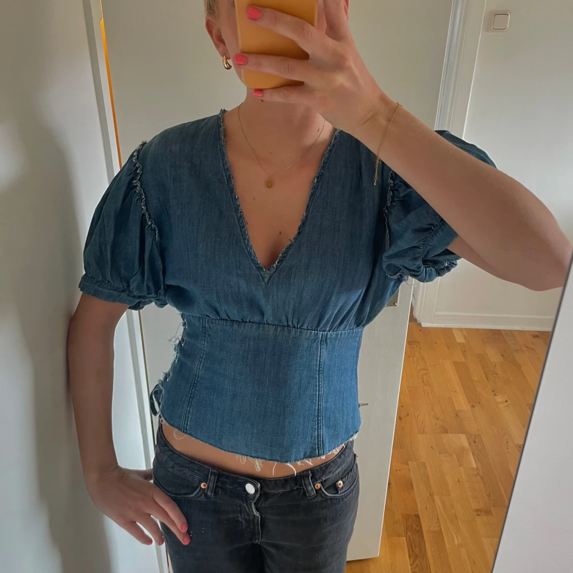 Jeans blus - 1