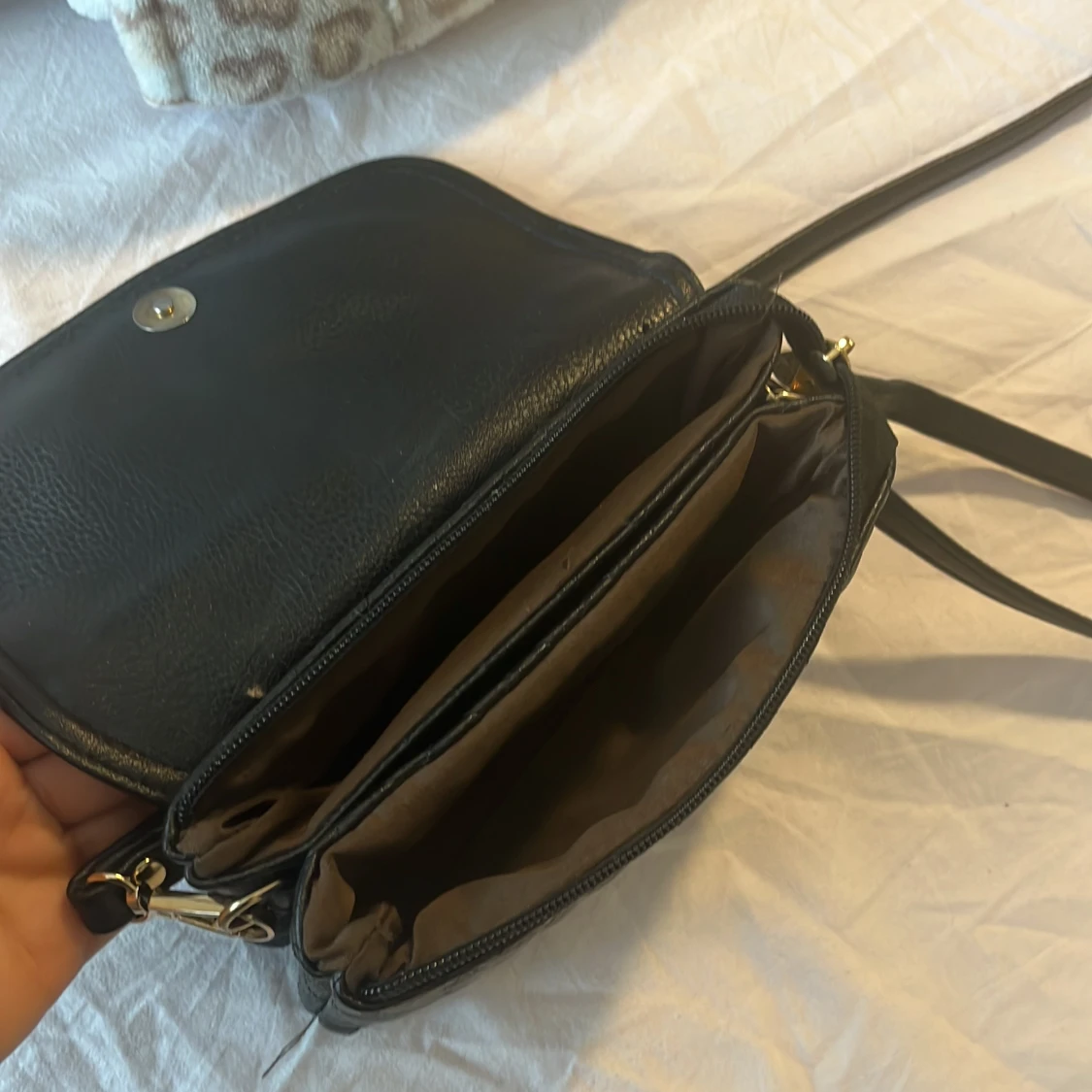 Svart quiltad axelväska Michael Kors