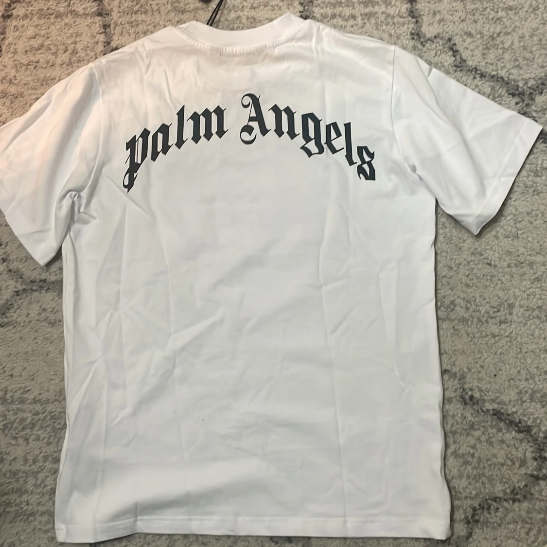 Palm Angels vit t-shirt med nalletryck - 2
