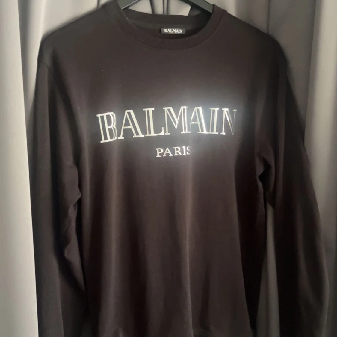 Svart Balmain Paris sweatshirt - 1