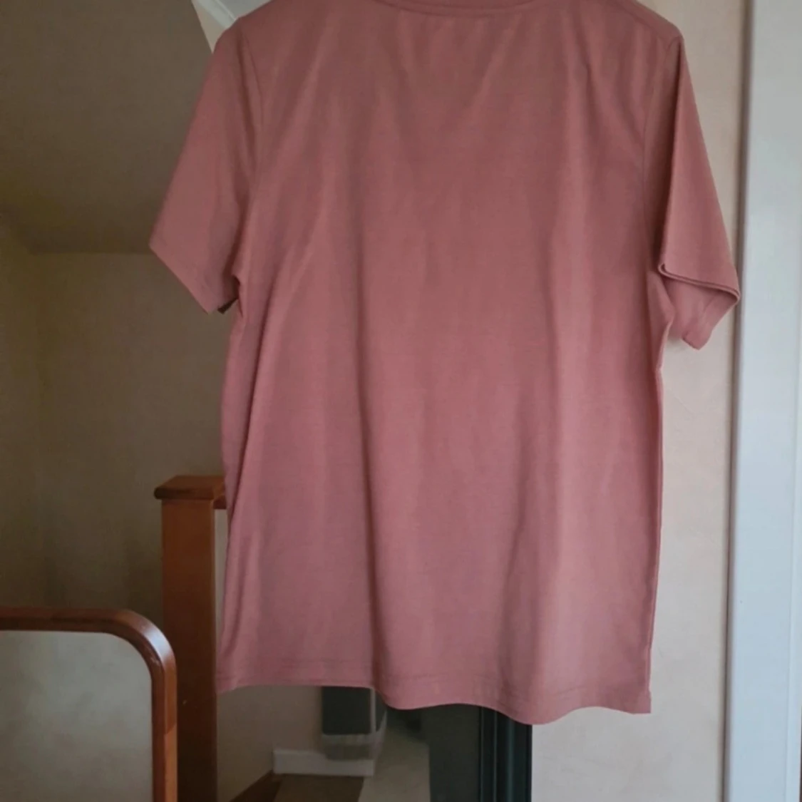 Dammrosa t-shirt med tryck, S - 1