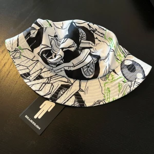 Billie Eilish x Bershka buckethat - Finns på flera sidor!! En oanvänd Billie Eilish x Bershka buckethat. Storlek M/One Size. Har aldrig använt den och den har etiketten kvar. Rare merch då den inte längre säljs. Pris kan diskuteras