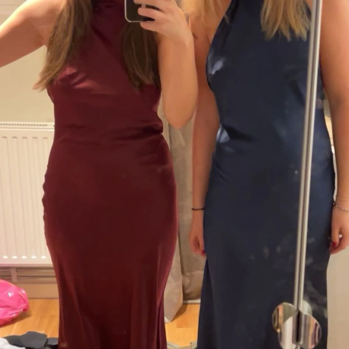 Burgundy balklänning  - 4