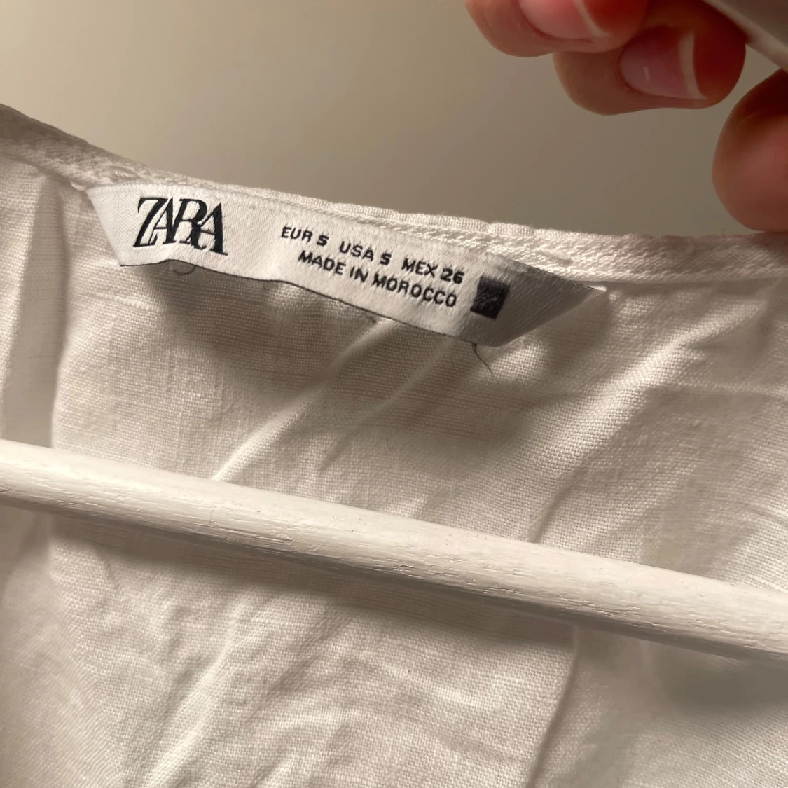 Zara vit sommarklänning  - 2