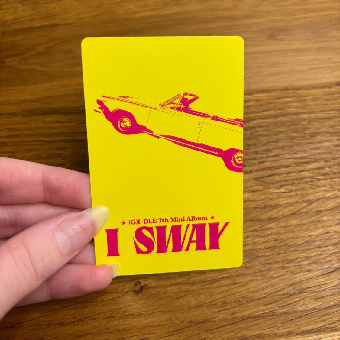 Gidle Miyeon photocard  - 1