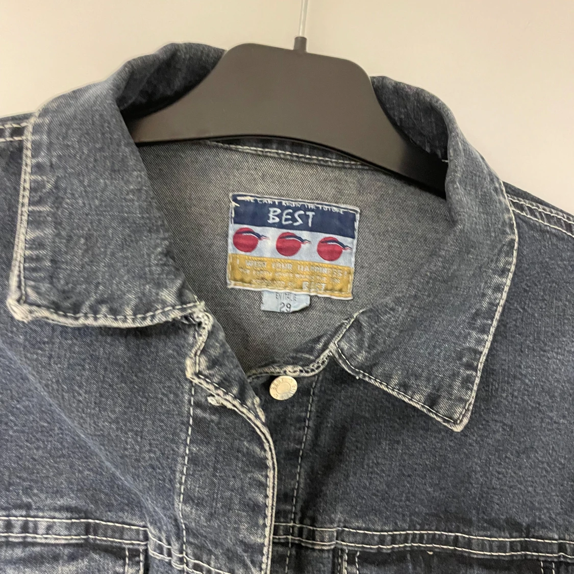 Mörkblå jeansjacka från BEST - 3