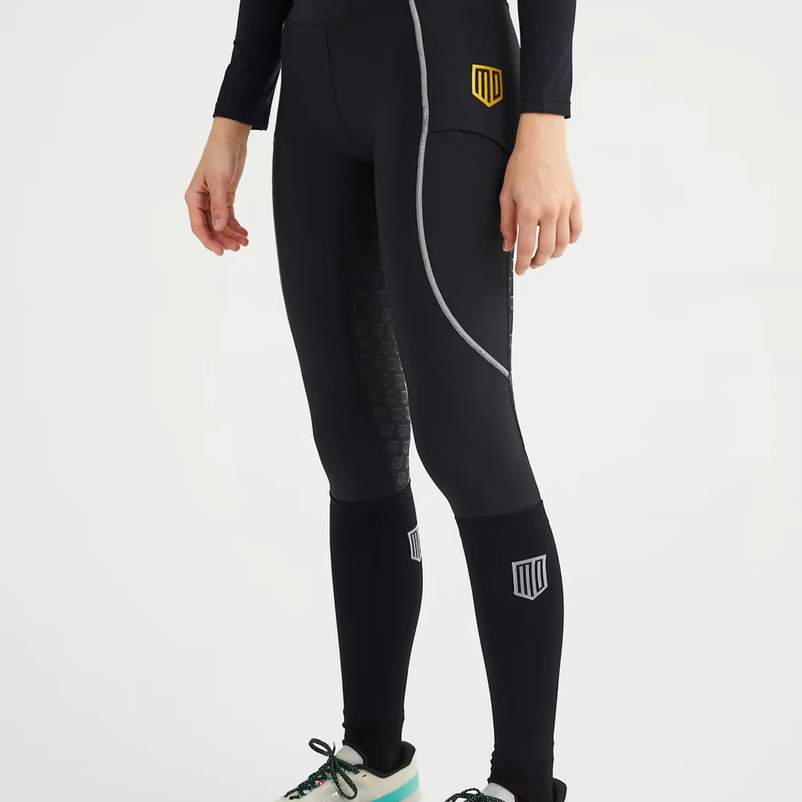 Svarta ridleggings från MD med ficka