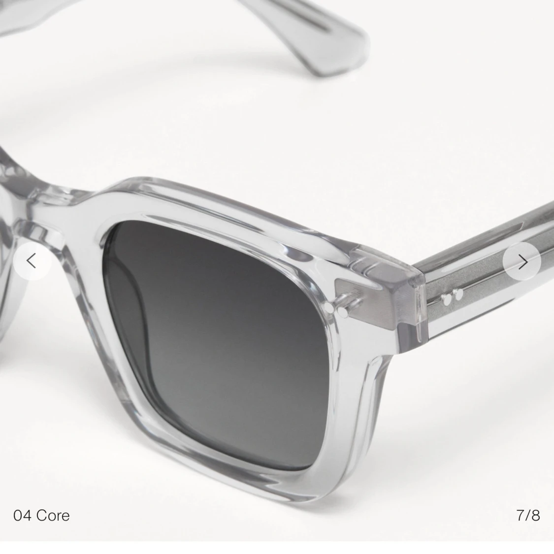 Grå transparenta solglasögon CHIMI - 1