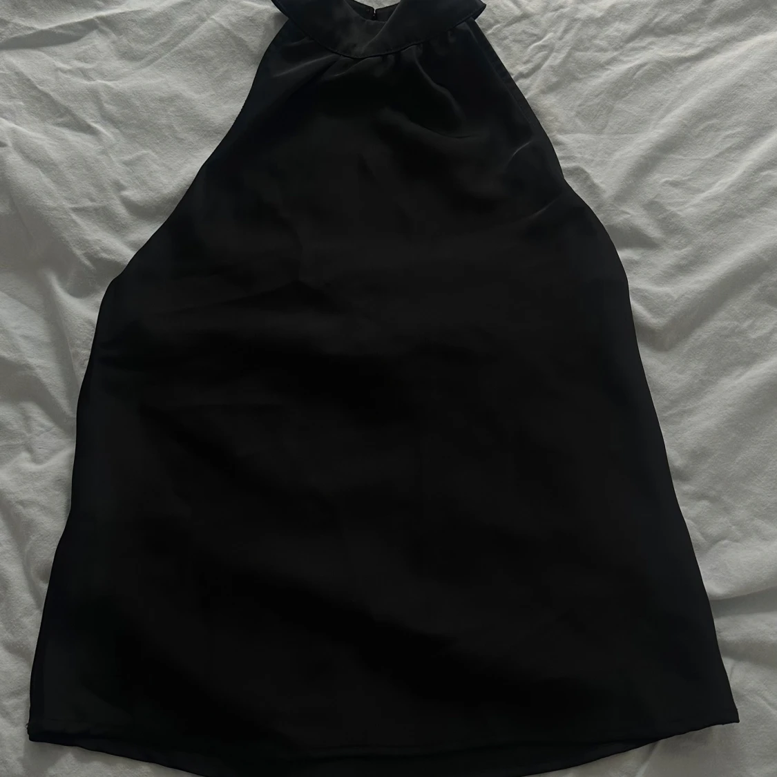 Svart halterneck topp - 1