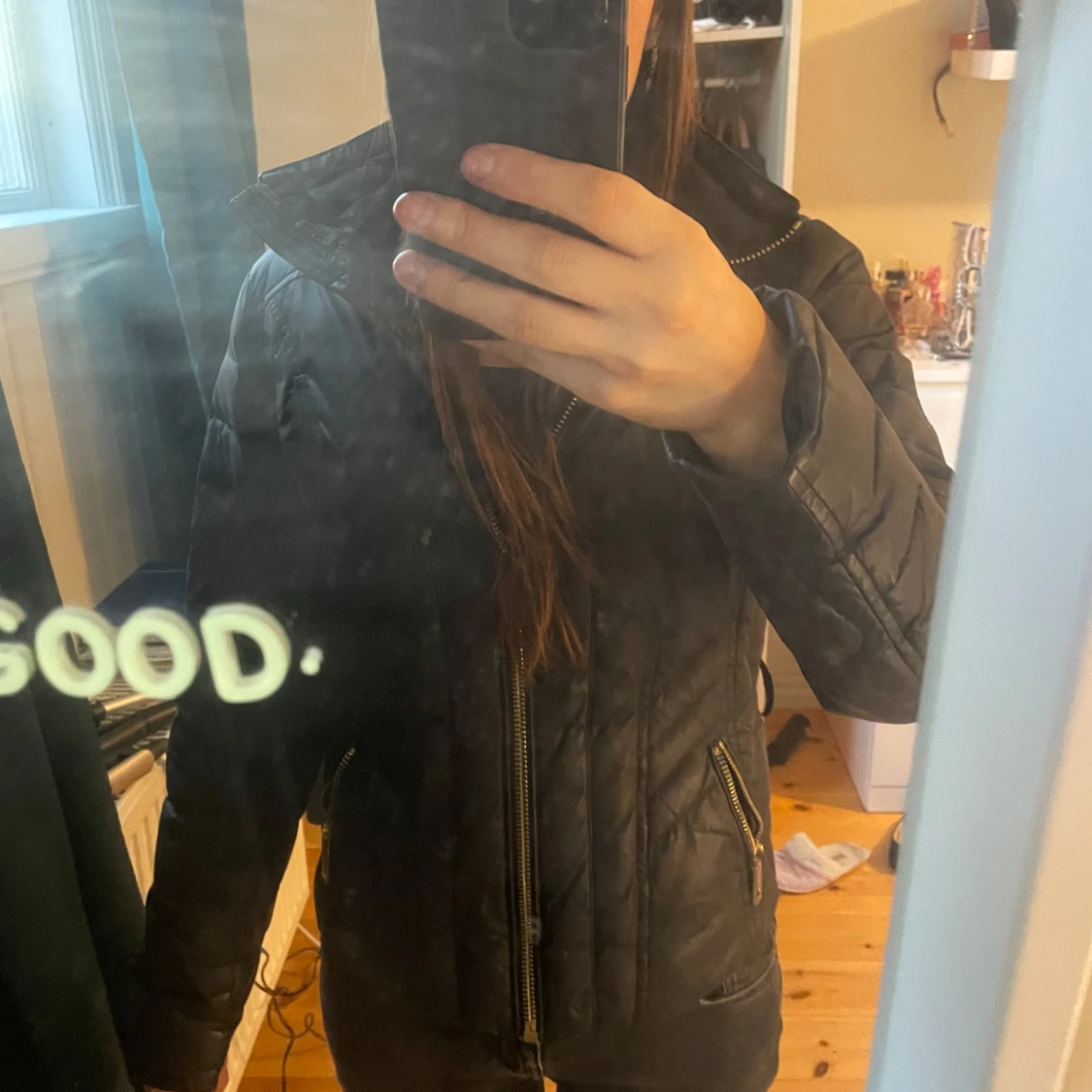 Svart pufferjacka Rockandblue - 1