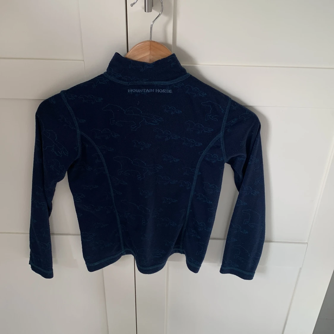 Marinblå half zip tröja Mountain Horse - 1