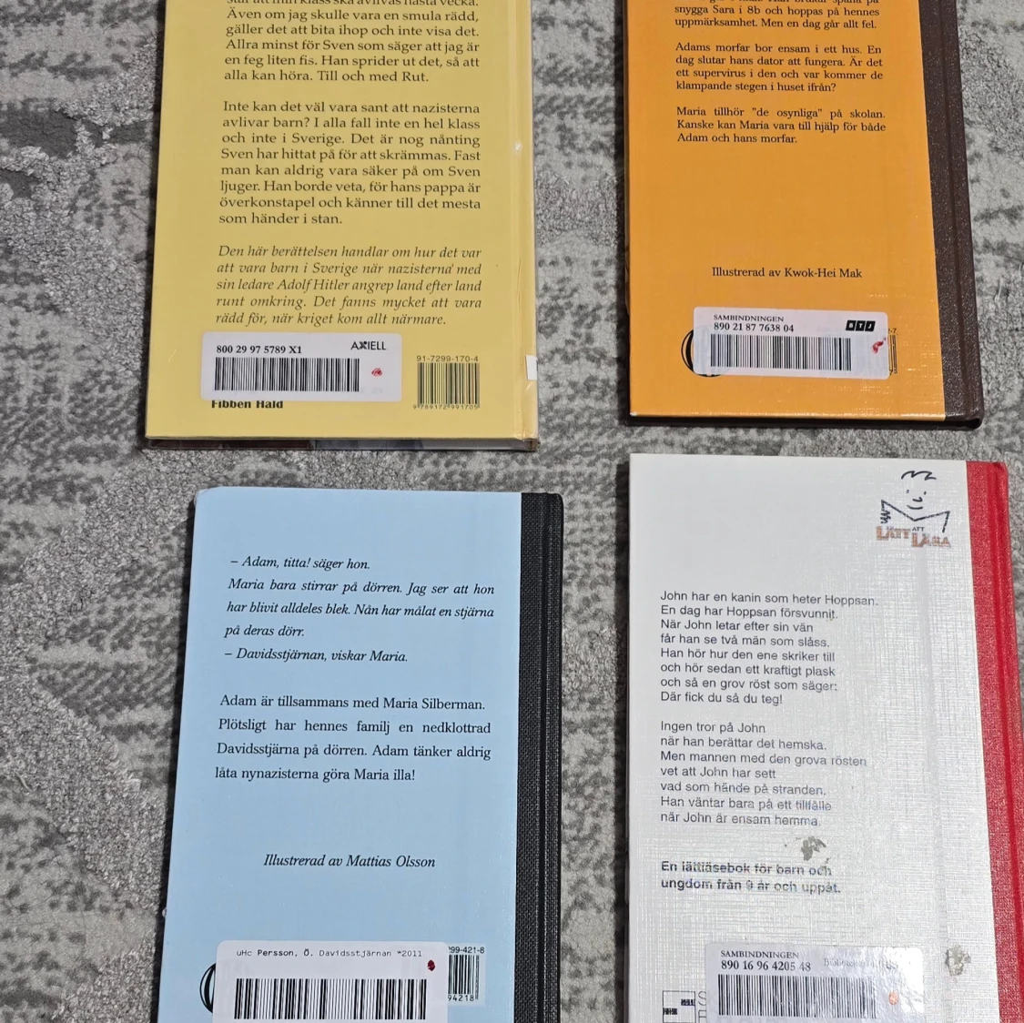 Fyra böcker från Opal - 1