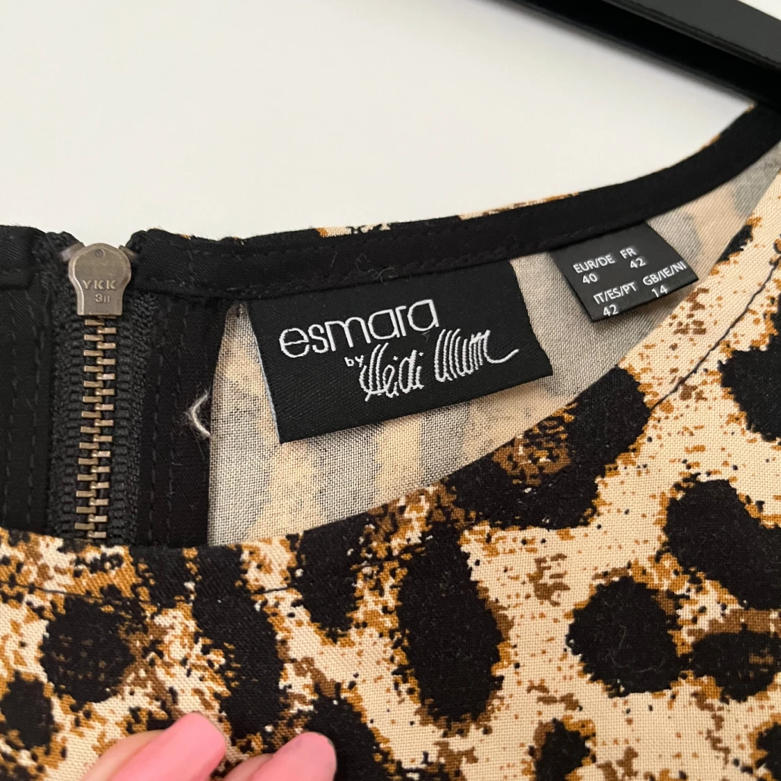 Leopardmönstrad topp från Esmara by Heidi Klum - 1