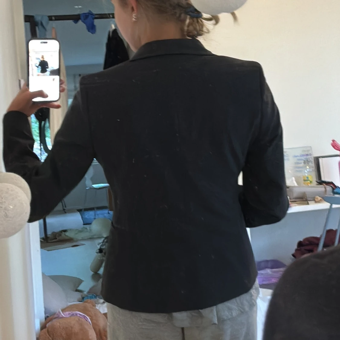 Mörk grå blaser från your face - 1